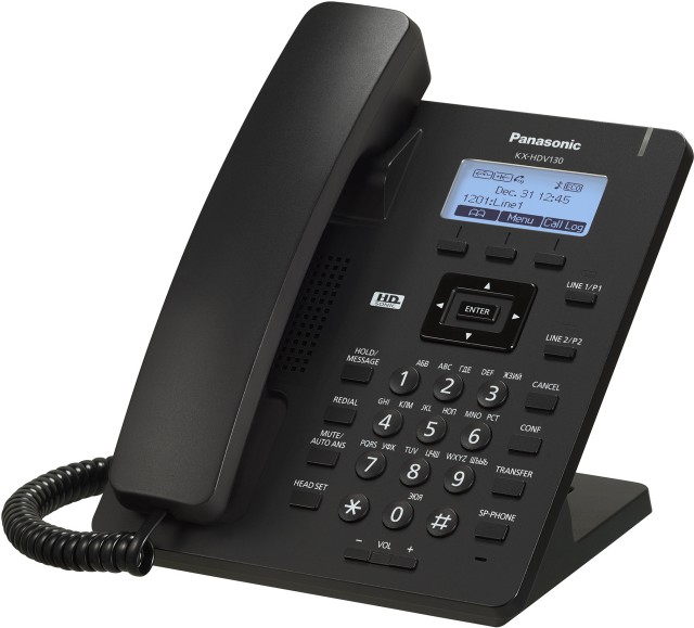 Просмотр фото... Проводной SIP-телефон Panasonic KX-HDV130RU